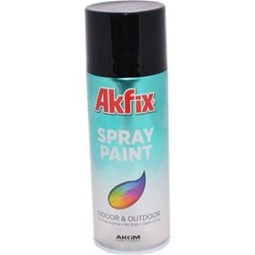 Akfix RAL9005 Parlak Siyah 400 ML Akrilik Sprey Boya