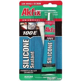 Akfix SA-111 Genel Amaçlı 50 ml Şeffaf Tüp Silikon