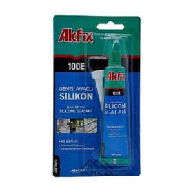 Akfix SA-111 Genel Amaçlı 50 ml Şeffaf Tüp Silikon