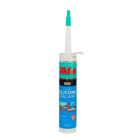 Akfix SA043 100E 280 ml Siyah Silikon