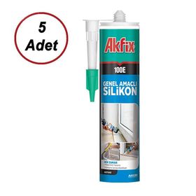 Akfix SA046 100E 280 ml Gri Silikon