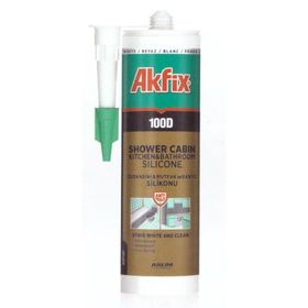 Akfix SA061 100D 310 ml Şeffaf Duşakabin Silikonu