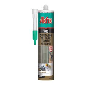 Akfix SA062 100D 310 ml Beyaz Duşakabin Silikonu