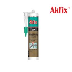 Akfix SA062 100D 310 ml Beyaz Duşakabin Silikonu