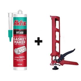 Akfix SA075 HT300 310 ml Kırmızı Yüksek Isı Silikonu