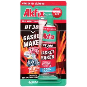 Akfix SA115 HT300 Kırmızı 50 ml Yüksek Isı Silikonu