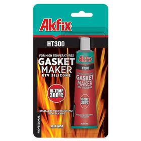 Akfix SA115 HT300 Kırmızı 50 ml Yüksek Isı Silikonu