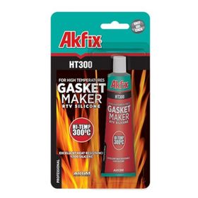 Akfix SA215 HT300 Kırmızı 50 ml Tüp Yüksek Isı Silikonu