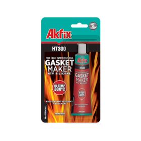Akfix SA215 HT300 Kırmızı 50 ml Tüp Yüksek Isı Silikonu