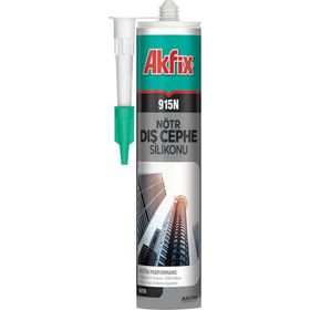 Akfix SA611 915N 310 ml Şeffaf Nötr Dış Cephe Silikonu
