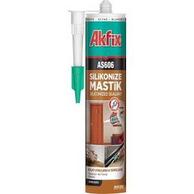 Akfix Silikonize 500 Gr Akrilik Krem Mastik