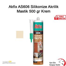 Akfix Silikonize 500 Gr Akrilik Krem Mastik