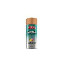 Akfix SP423086 400 ml Metal Mat Bronz Altın Efekt Akrilik Sprey Boya