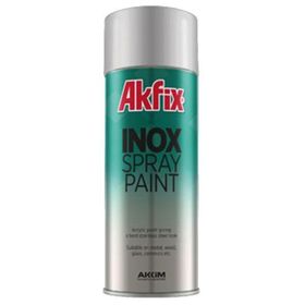 Akfix SP423215 400 ml İnox Çelik Efekt Sprey Boya