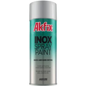 Akfix SP423215 400 ml İnox Çelik Efekt Sprey Boya