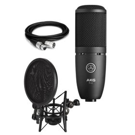AKG Perception P120 Ses Kartı + Stand + Filtre Kablo + Mikrofon Full Set
