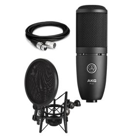 AKG Perception P120 Ses Kartı + Stand + Filtre Kablo + Mikrofon Full Set