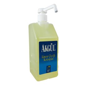 Akgül Süzgeçli Pompa 1 lt Limon Kolonyası