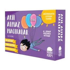Akıl Almaz Maceralar 4. Sınıf Seti 10 Kitap - Yusuf Pazarcı