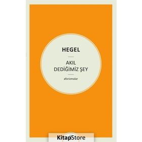 Akıl Dediğimiz Şey - Georg Wilhelm Friedrich