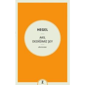 Akıl Dediğimiz Şey - Georg Wilhelm Friedrich