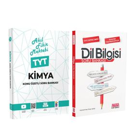 Akıl Fikir Mektebi Tyt Kimya ve Akm Dil Bilgisi Soru Bankası Seti 2 Kitap