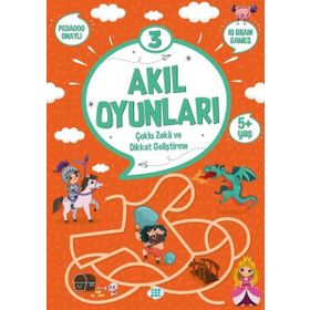 Akıl Oyunları 3 Çoklu Zeka Dikkat Geliştirme - Dokuz Yayınları