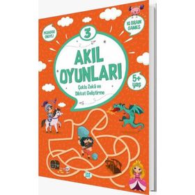 Akıl Oyunları 3 Çoklu Zeka Dikkat Geliştirme - Dokuz Yayınları