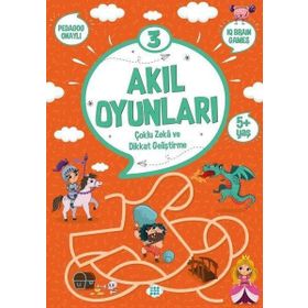 Akıl Oyunları 3 Çoklu Zeka Dikkat Geliştirme - Dokuz Yayınları