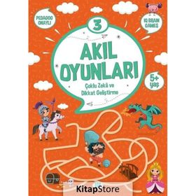 Akıl Oyunları 3 Çoklu Zeka Dikkat Geliştirme - Dokuz Yayınları