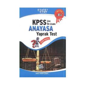 Akıllı Adam 2014 KPSS Lise - Önlisans Anayasa Yaprak Test - kollektif