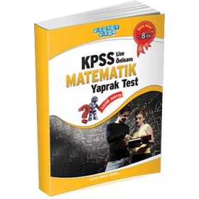 Akıllı Adam 2014 KPSS Lise - Önlisans Matematik Yaprak Test - kollektif