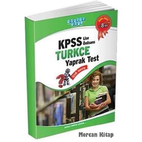 Akıllı Adam 2014 KPSS Lise - Önlisans Türkçe Yaprak Test - kollektif