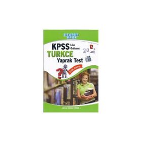 Akıllı Adam 2014 KPSS Lise - Önlisans Türkçe Yaprak Test - kollektif