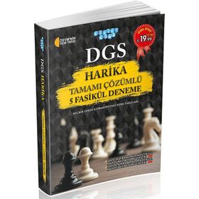 Akıllı Adam DGS Harika Tamamı Çözümlü 5 Fasikül Deneme - Şahide Korkmaz