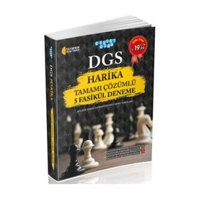 Akıllı Adam DGS Harika Tamamı Çözümlü 5 Fasikül Deneme - Şahide Korkmaz