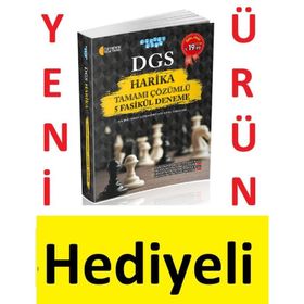 Akıllı Adam DGS Harika Tamamı Çözümlü 5 Fasikül Deneme - Şahide Korkmaz