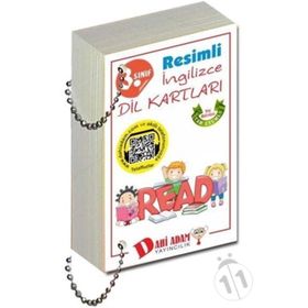 Akıllı Adam Yayıncılık 3. Sınıf Resimli İngilizce Dil Kartları