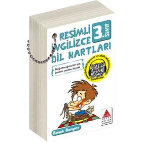 Akıllı Adam Yayıncılık 3. Sınıf Resimli İngilizce Dil Kartları