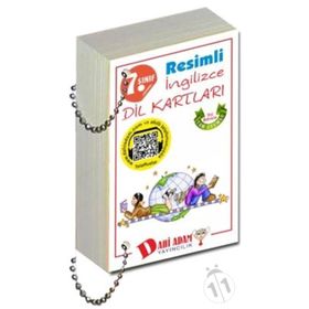 Akıllı Adam Yayıncılık 7. Sınıf Resimli İngilizce Dil Kartları