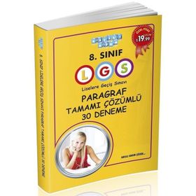 Akıllı Adam Yayıncılık 8. Sınıf LGS Paragraf Tamamı Çözümlü 30 Deneme