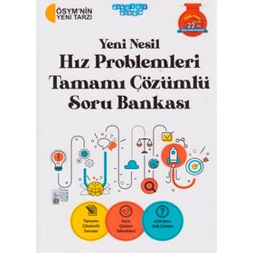 Akıllı Adam Yayınları Yeni Nesil Hız Problemleri Tamamı Çözümlü Soru Bankası