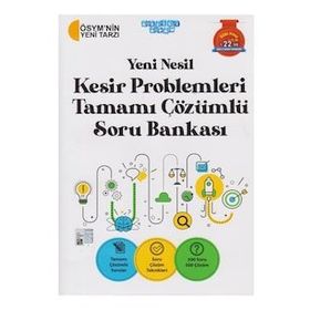 Akıllı Adam Yayınları Yeni Nesil Kesir Problemleri Tamamı Çözümlü Soru Bankası