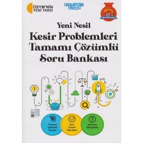 Akıllı Adam Yayınları Yeni Nesil Kesir Problemleri Tamamı Çözümlü Soru Bankası