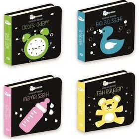Akıllı Bebek - Kontrast Renkler Seti 4 Kitap - Beta Kids Yayınları