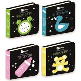 Akıllı Bebek - Kontrast Renkler Seti 4 Kitap - Beta Kids Yayınları