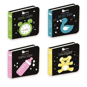 Akıllı Bebek - Kontrast Renkler Seti (4 Kitap) - Kolektif