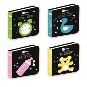 Akıllı Bebek - Kontrast Renkler Seti (4 Kitap) - Kolektif