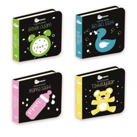 Akıllı Bebek - Kontrast Renkler Seti (4 Kitap) - Kolektif