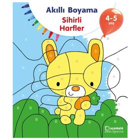 Akıllı Boyama Sihirli Harfler 4-5 Yaş Uçanbalık Yayıncılık